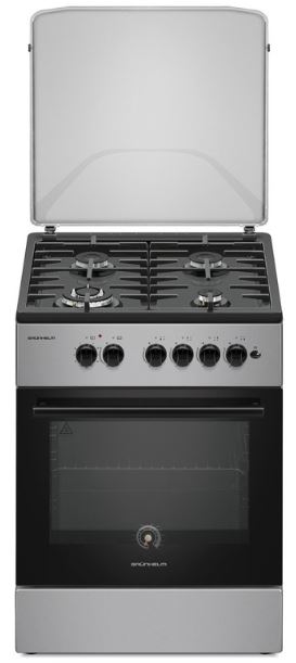 Плита газова Grunhelm G4FM6612GB