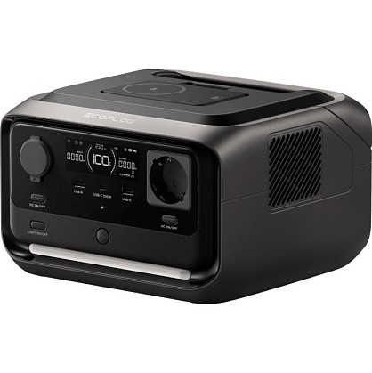 Зарядна станція EcoFlow RIVER 3 Plus Wireless / 600 Вт / 286 Вт⋅год / LiFePO4 (EFRIVER3PLUS-W-EU-CBOX)
