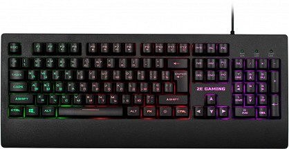 Клавіатура дротова 2E Gaming KG330 LED Ukr Black (2E-KG330UBK)