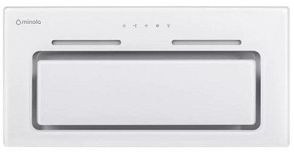 Витяжка Minola HBI 6673 WH GLASS 1000 LED Line (повновбудована)