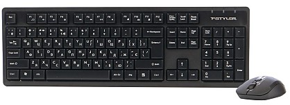 Комплект бездротовий A4tech FG1200 Wireless Black (FG1200 Black)
