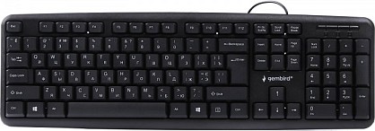 Клавіатура Gembird KB-103-UA PS/2  Black дротова