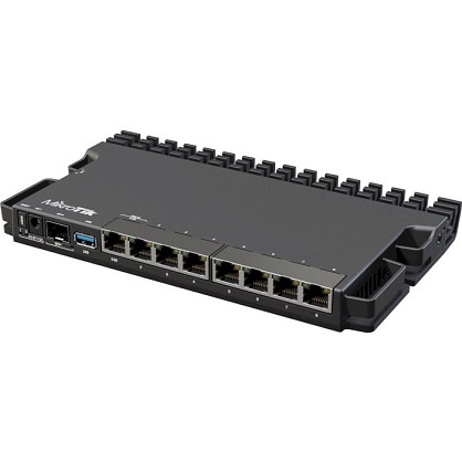 Маршрутизатор MikroTik RB5009UG+S+IN (7x1GE LAN, 1xSFP+, 1x2.5GE LAN, 1xUSB 3.0, PoE in, DC, 2-pin)