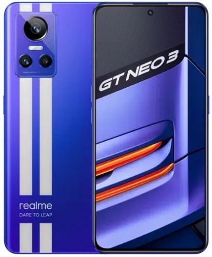 Смартфон Realme GT Neo3 8/128GB 80W Le Mans (Nitro Blue) (Global)