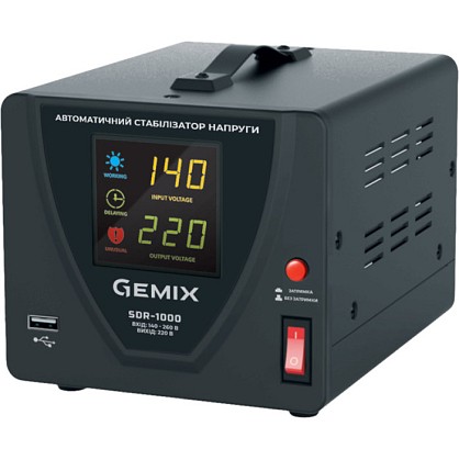 Стабілізатор напруги Gemix SDR-1000