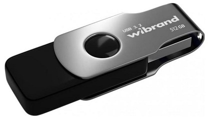 Флеш пам'ять USB Wibrand Lizard 512GB USB 3.2 Gen1 Black