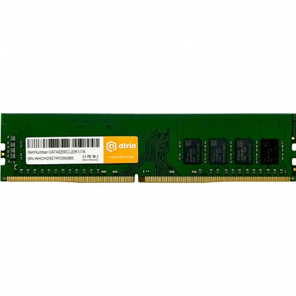 Оперативна пам’ять ATRIA 16 GB DDR4 3200 MHz