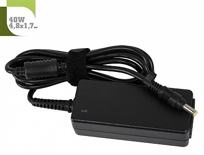 Блок живлення 1StCharger для ноутбука Asus 40W 19V 2.1A 4.8x1.7 + кабель живлення Retail BOX