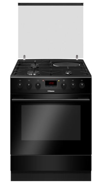 Плита комбінована Hansa FCMS68249 чорна