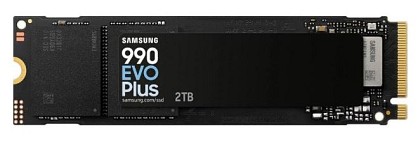 SSD диск Samsung 990 Evo Plus 2TB M.2 PCIe 4.0 x4/5.0 x2 NVMe 2.0 V-NAND TLC (MZ-V9S2T0BW)