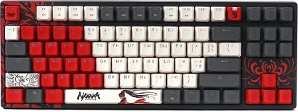 Клавіатура дротова A4Tech Bloody S87 BLMS Red Plus Switch USB Naraka (S87 Naraka)