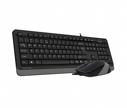 Комплект (клавіатура + миша) A4Tech F1010 Black/Grey USB