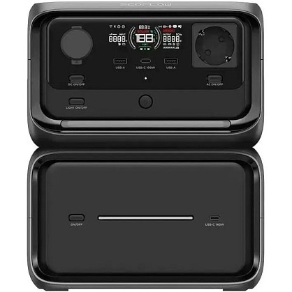Зарядна станція EcoFlow RIVER 3 Max Plus Wireless / 600 Вт / 858 Вт⋅год / LiFePO4 (EFRIVER3MP-Wireless-EU-CBOX) (Global)