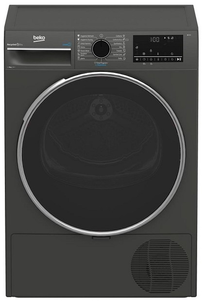 Сушильна машина Beko B3T68239MG сірий (8 кг. тепл.насос)