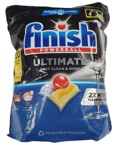 Капсули для посудомийних машин Finish Ultimate All-in-1 Lemon 100шт.