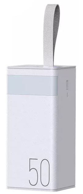 УМБ Remax Chinen Series 50000 mAh 20W+22.5W Fast Charging Power Bank with LED Light White (RPP-321 White)