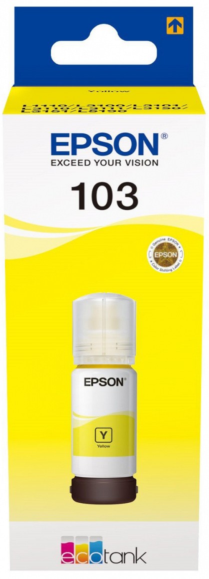Чорнило Epson 103 65ml Yellow (C13T00S44A)