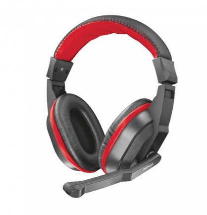 Навушники Trust Ziva gaming headset Black-Red (21953)
