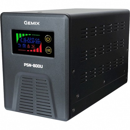 ДБЖ Gemix PSN-800U LCD 800ВА/480Вт