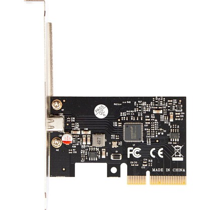 Плата розширення Frime PCI-E to USB3.2 Gen2x2 20Gbps TYPE-C ASM3242 (ECF-PCIEtoUSB014.LP)