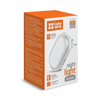 Світлодіодний світильник ColorWay Nightlight white (CW-NL08-W)