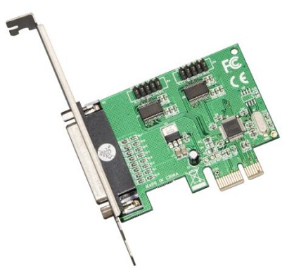 Плата розширення Frime WCH382L (ECF-PCIto2S1PWCH382.LP) PCI-E-1xRS232+1xLTP