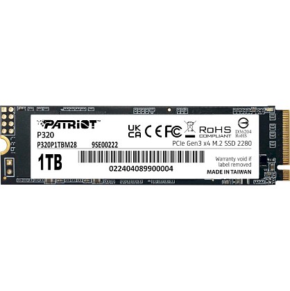 SSD накопичувач Patriot P320 1TB M.2 NVMe (P320P1TBM28)