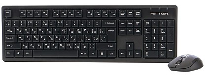 Комплект бездротовий A4Tech FG1200S Wireless Black (FG1200S Black)