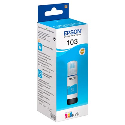 Чорнило Epson 103 65ml (C13T00S24A) Cyan