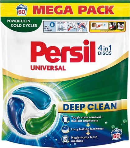 Диски для прання Persil Deep Clean Universal 60шт