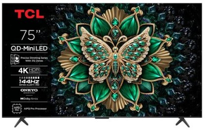 Телевізор TCL 75C6K