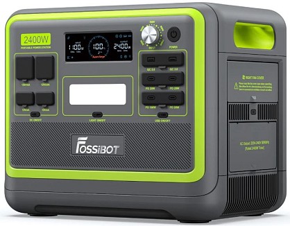 Зарядна станція Fossibot F2400 Green 2400 Вт / 2048 Вт*год / LiFePO4