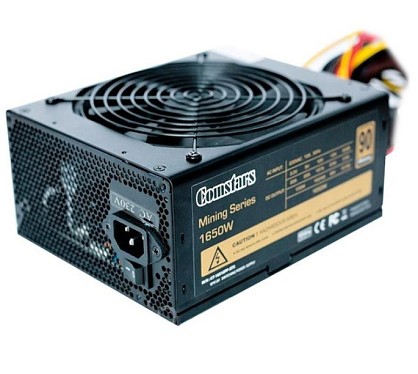 Блок живлення Comstars (КТ-16510PP) 1650W 12Fan