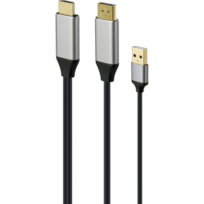 Адаптер-перехідник HDMI HDMI на DisplayPort, 4K (A-HDMIM-DPM-01)