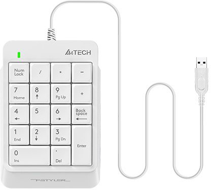 Клавіатура дротова A4Tech FK13P (White)