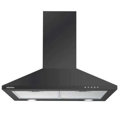 Витяжка INTERLINE UNNA Витяжка INTERLINE UNNA BL A/60 PB/2/T купольна (60см, 700куб) купольна (60см, 700куб)