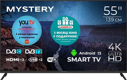 Телевізор Mystery MTV-5560UDT2